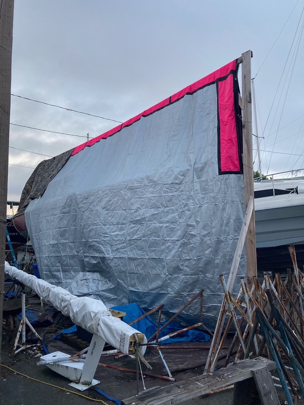 Pink Skirt Tarp